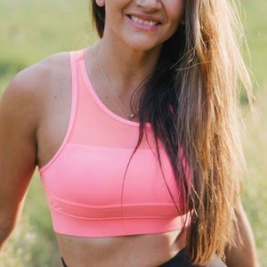 ZYIA CORAL ALL-STAR SPORT BRA - size M